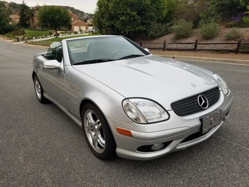 Silver 2003 Mercedes-Benz SLK-Class SLK32 AMG